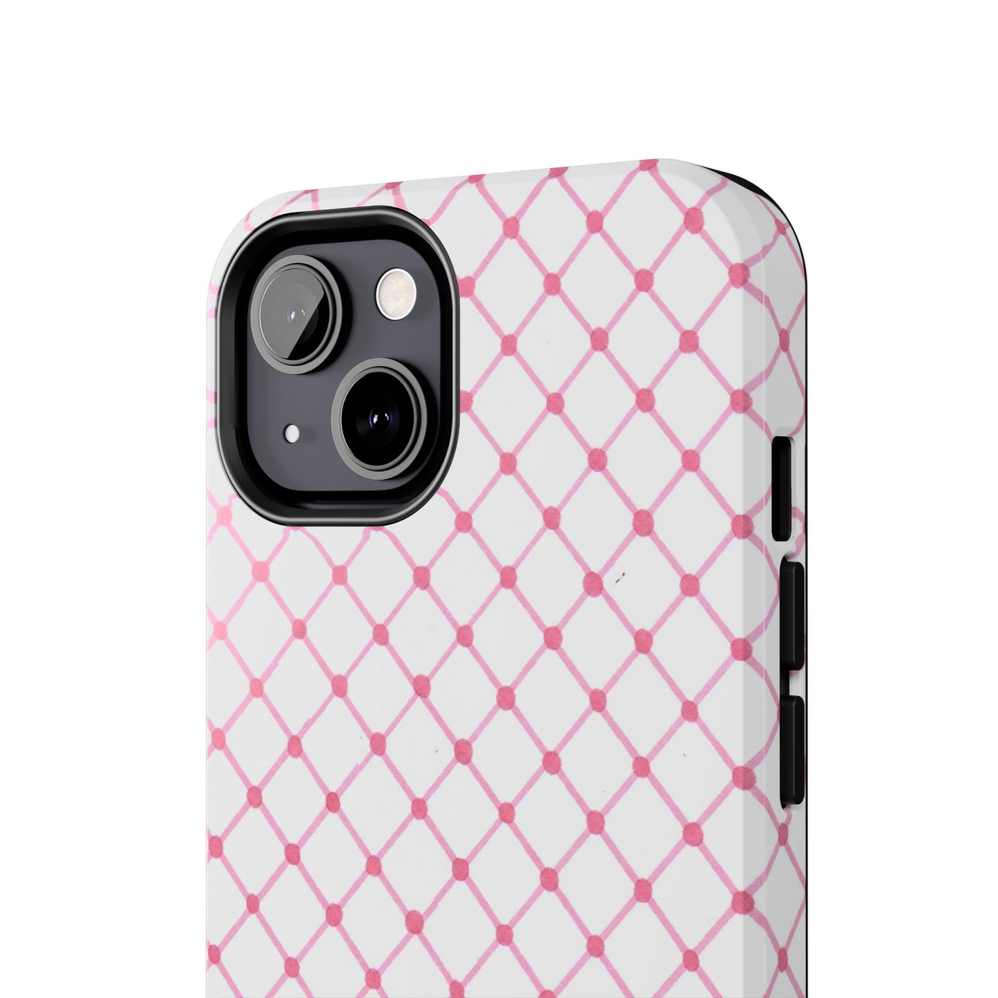 Cyclone Fence White / Pink Phone Case