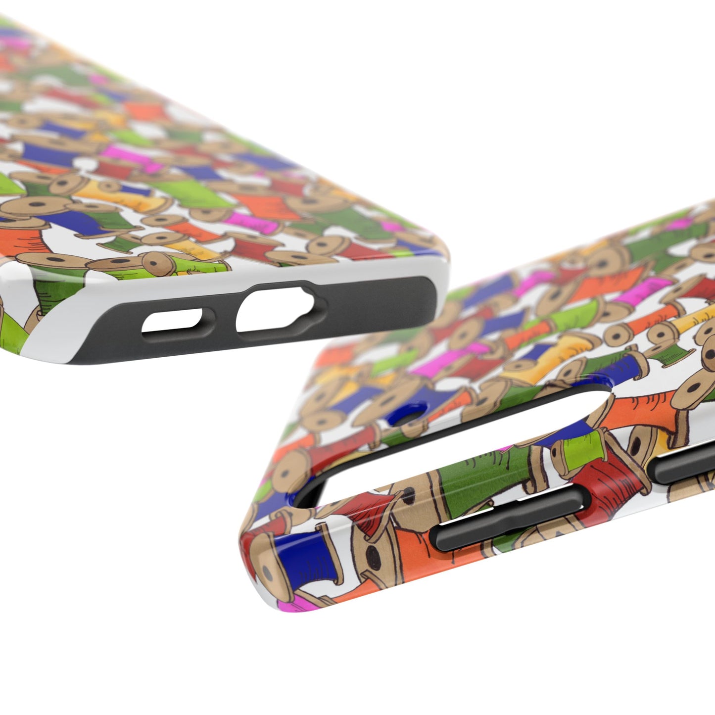 Spoolopoly White Phone Case