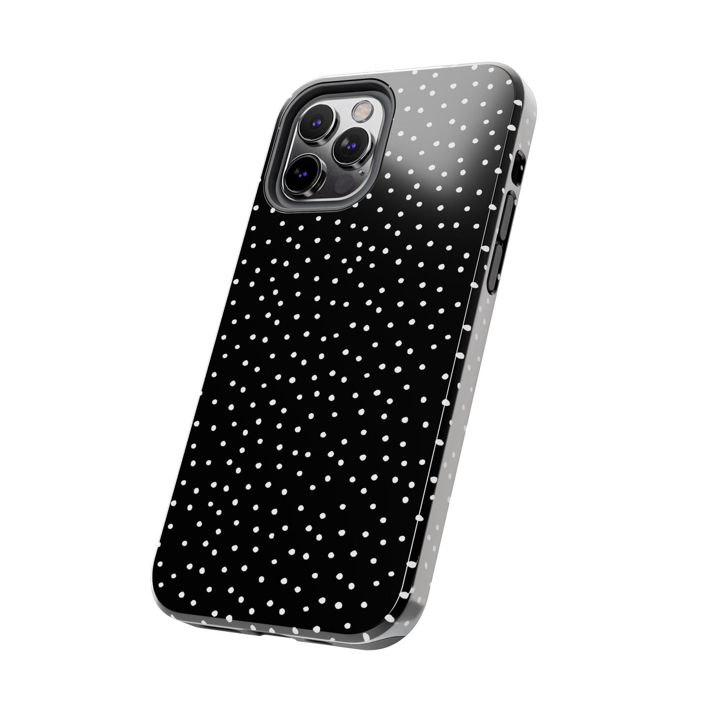 Dinky Dots Black / White Phone Case