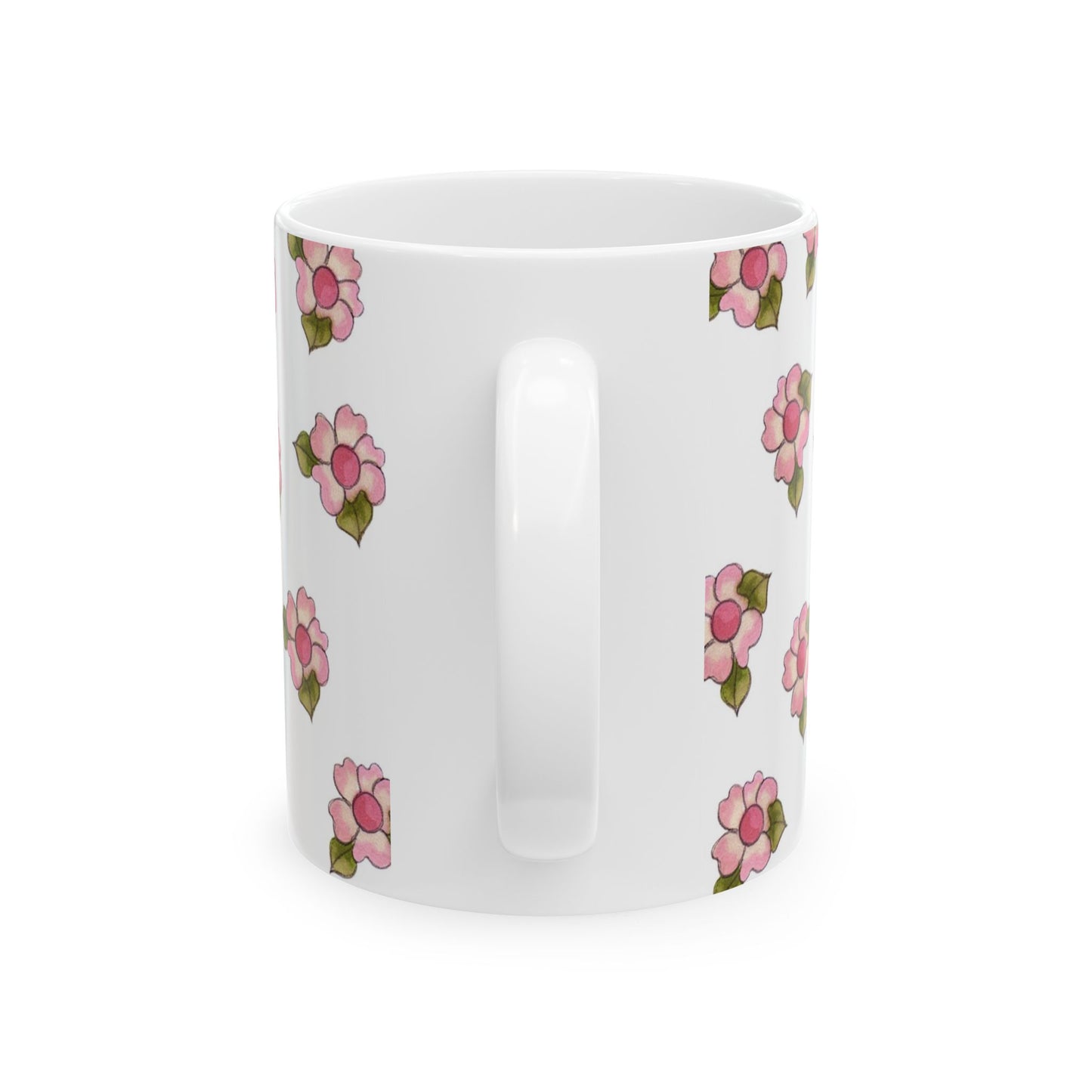 Daisy Delight White Cup