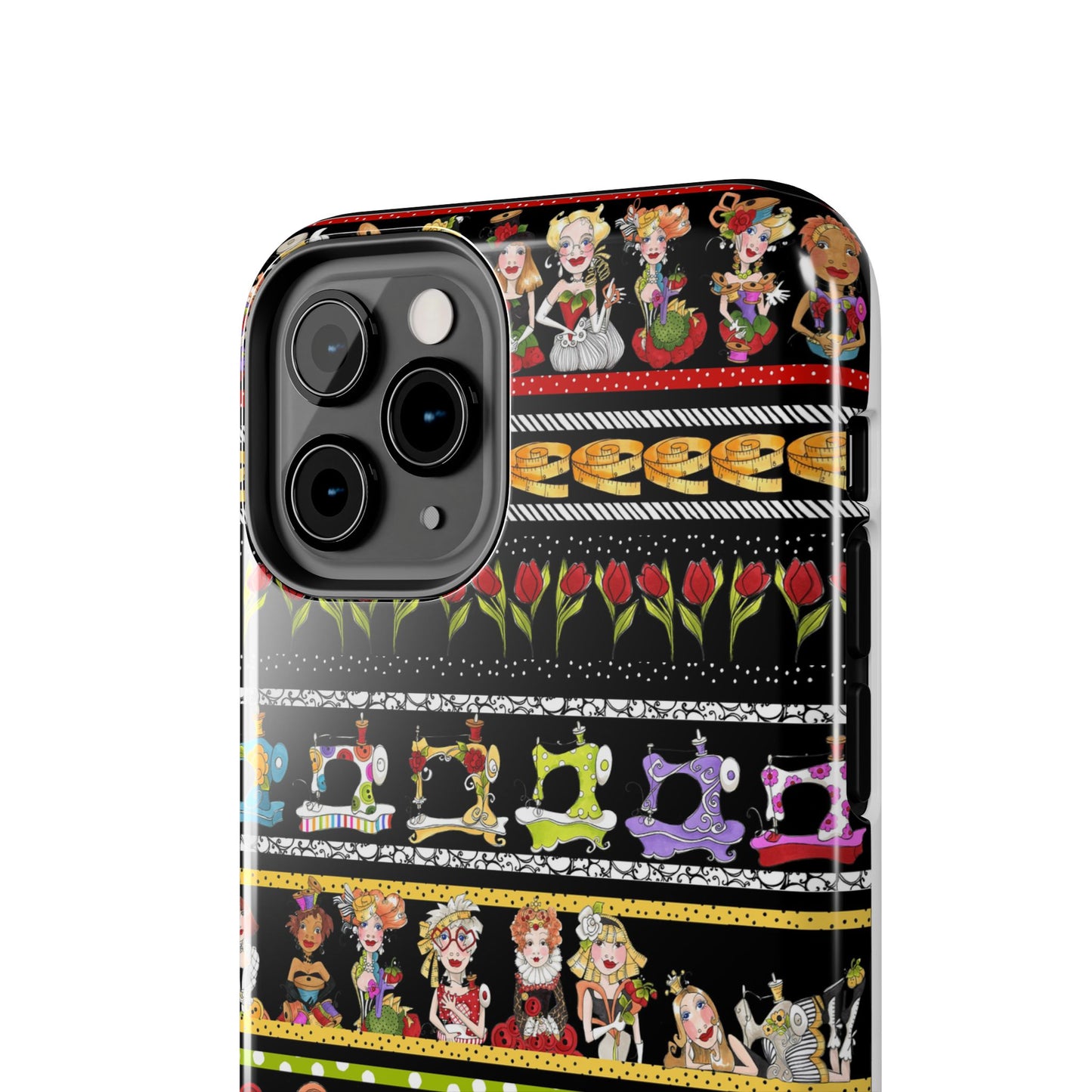 Curious Border Black Phone Case