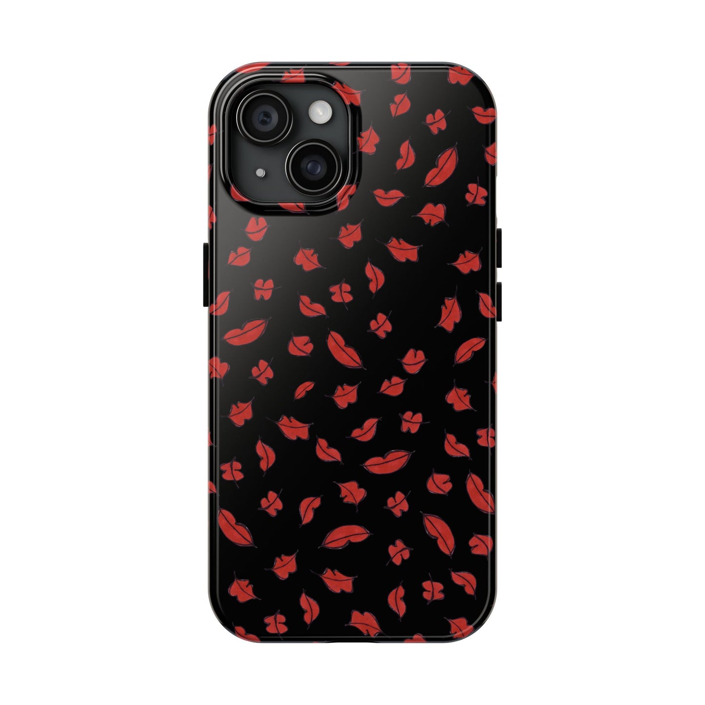 Autumn Lips Black Phone Case