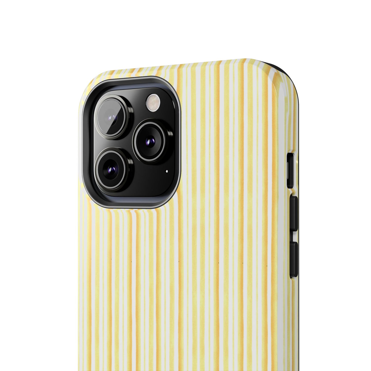 Tri Stripe Yellow Phone Case