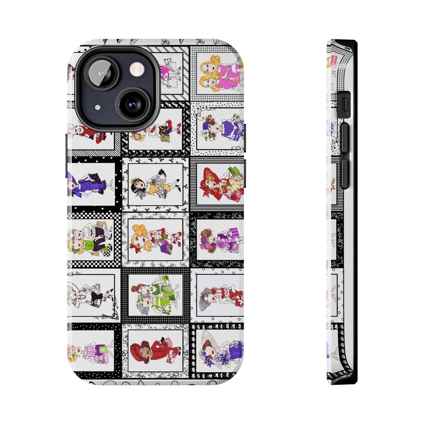 Gone Shopping White / Black Phone Case