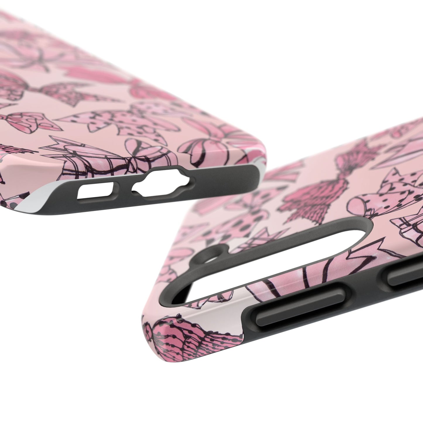 Blushing Bows Pink Sky Phone Case