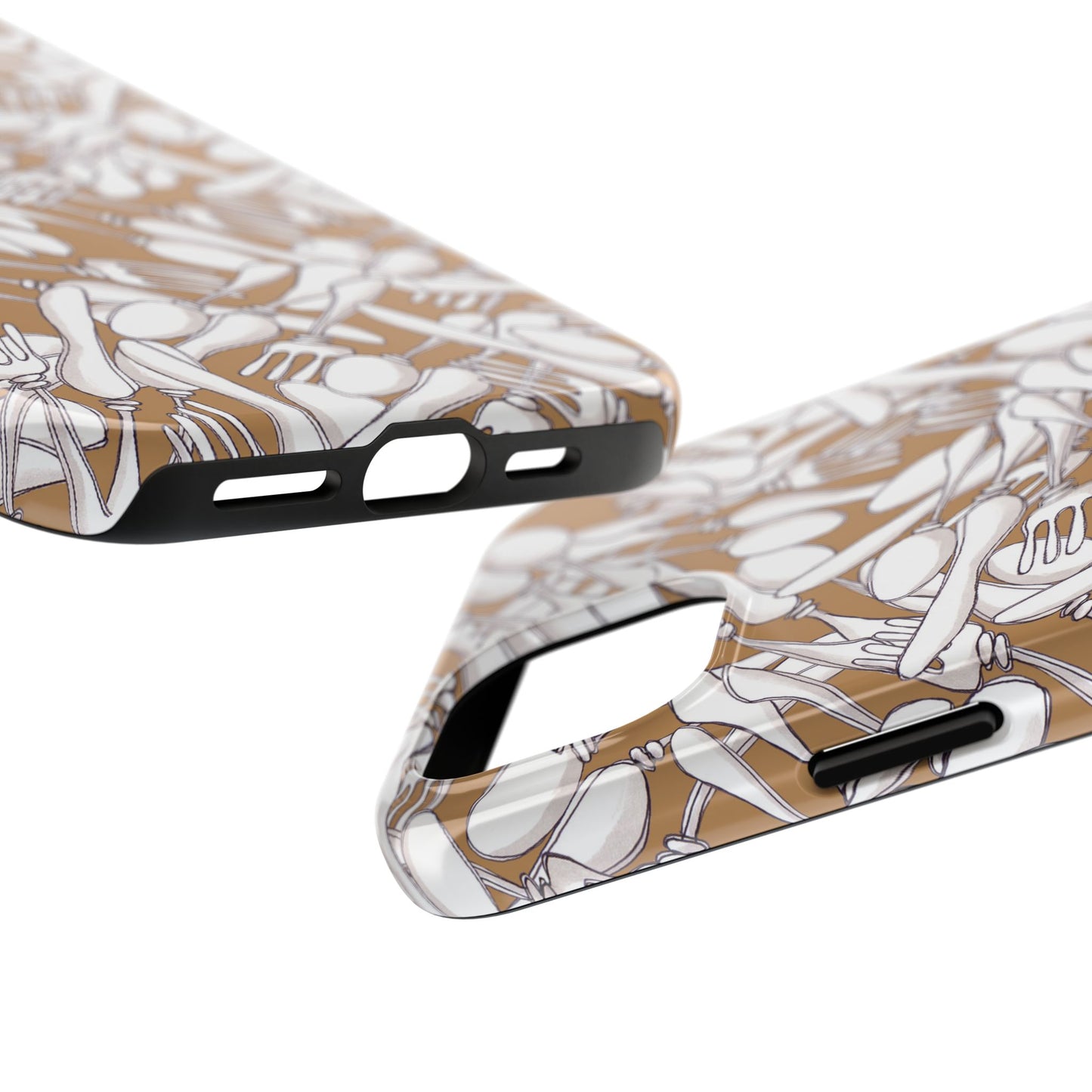Silverware Wars Brown Phone Case