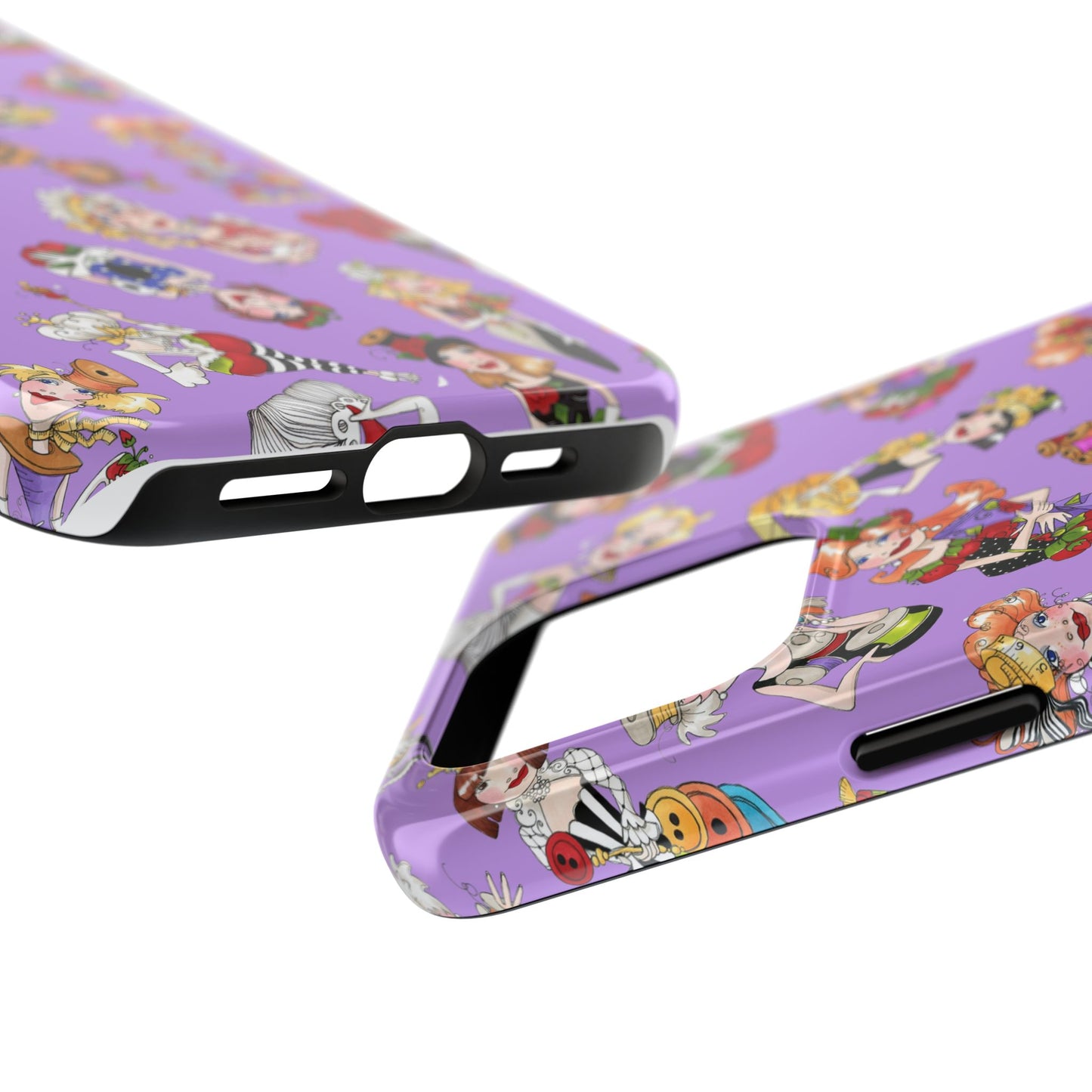 Curious Toss Purple Phone Case