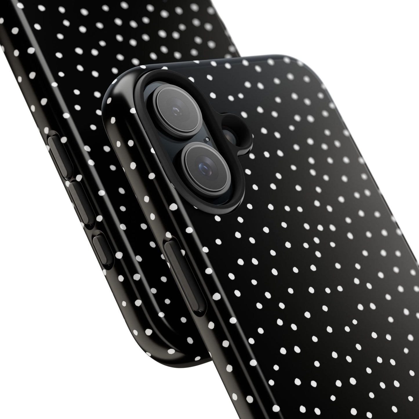 Dinky Dots Black / White Phone Case