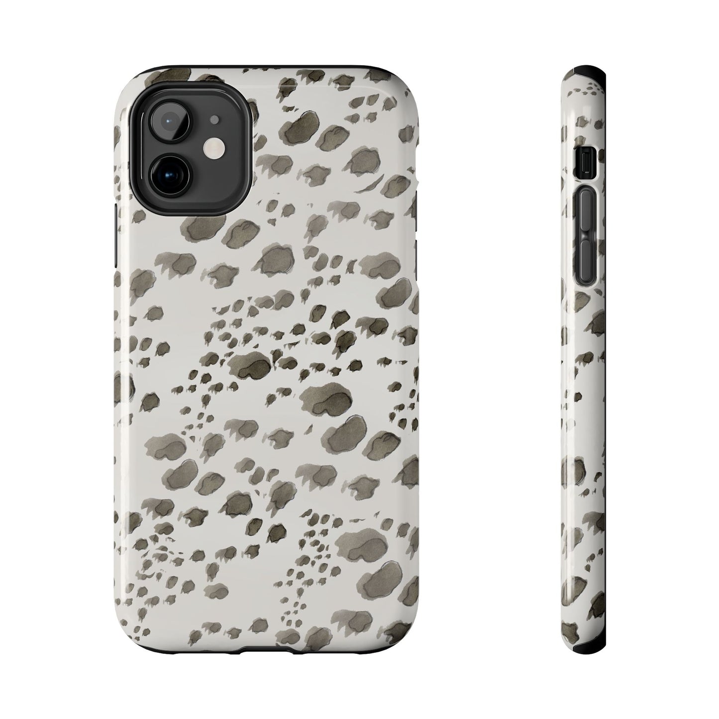Kitty Dots Gray Phone Case
