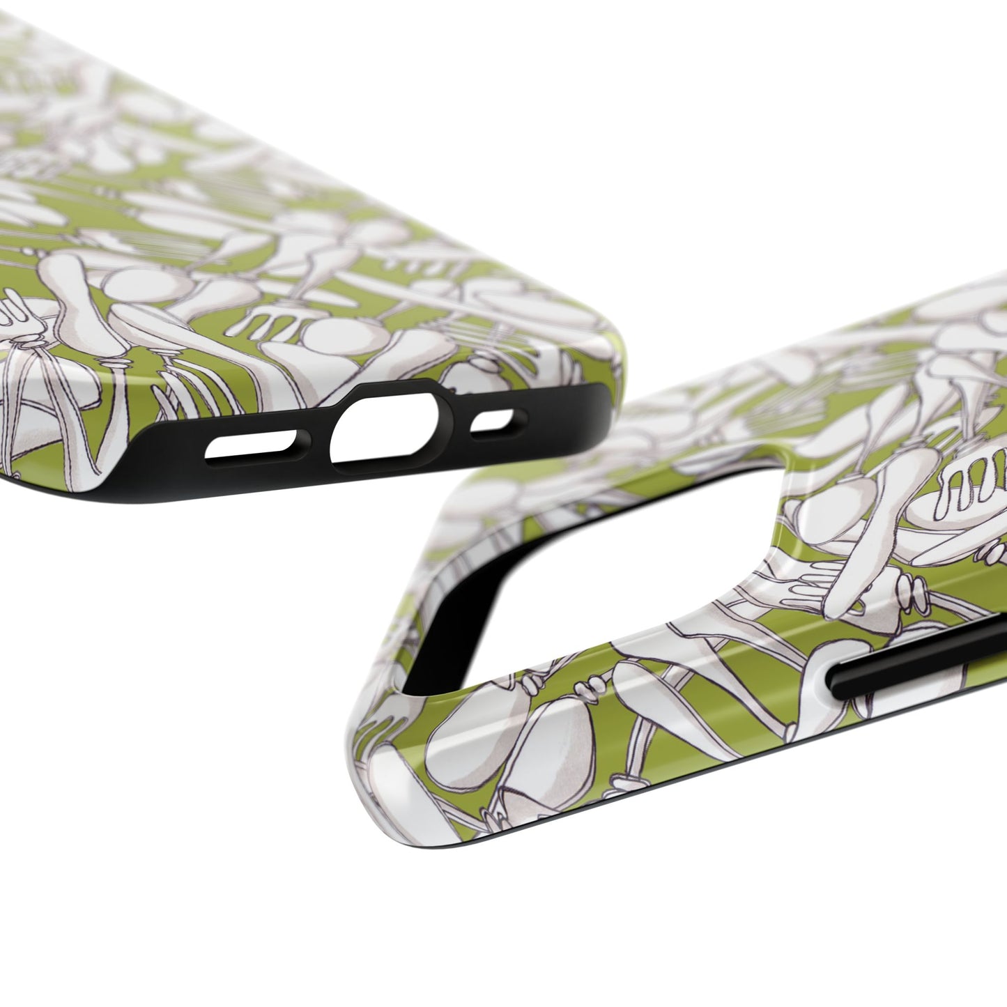 Silverware Wars Green Phone Case