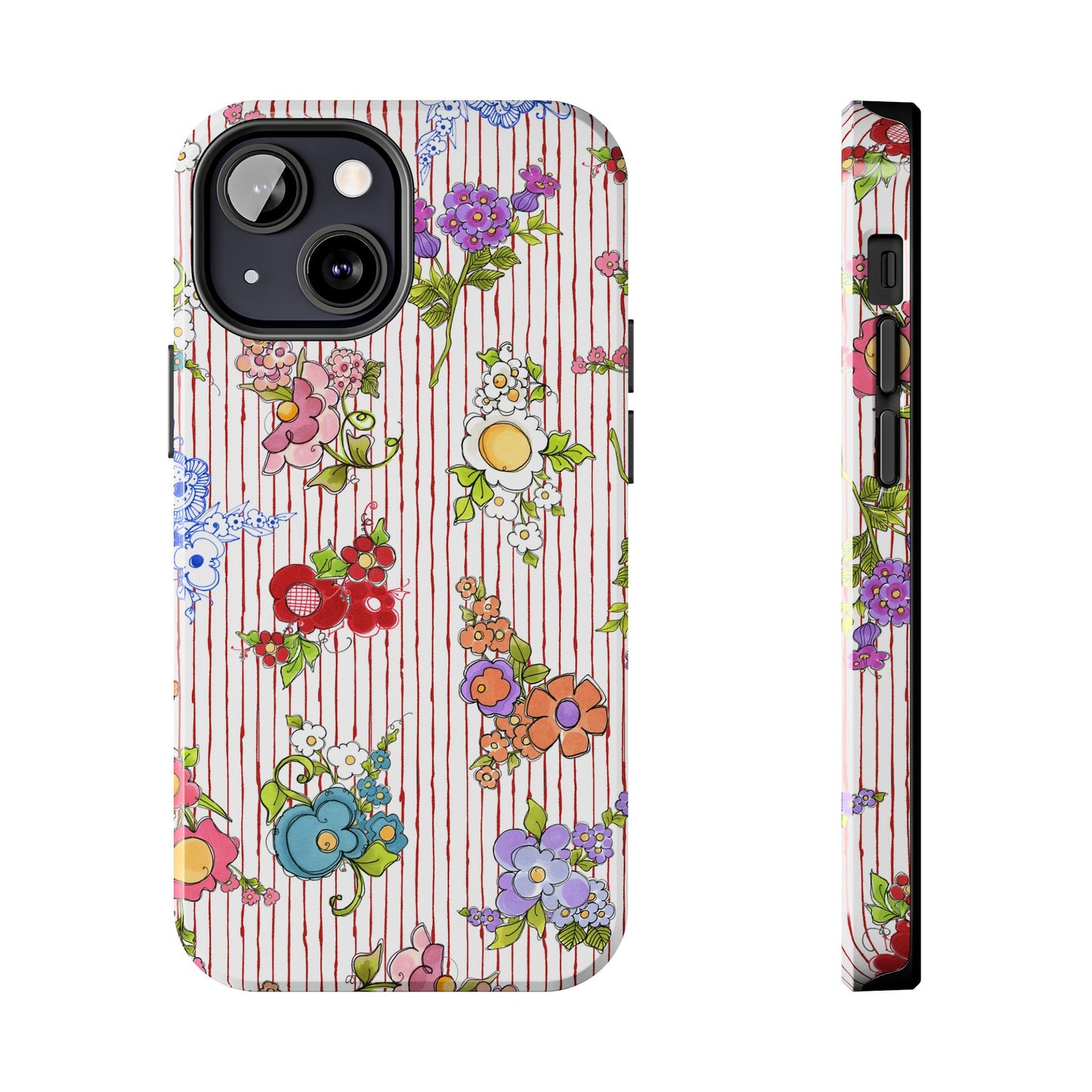 Mixed Bouquets Red / White Phone Case