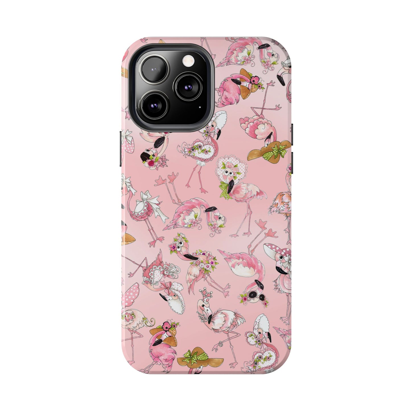 Tossed Flams Pink Phone Case