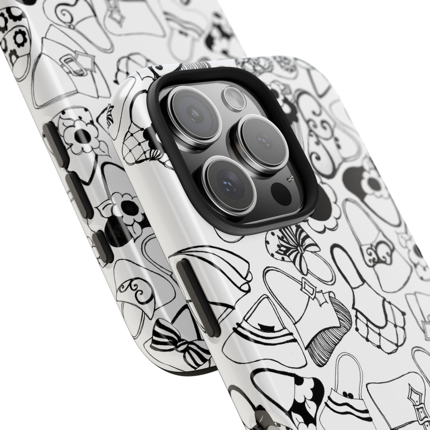 Handbags White / Black Phone Case