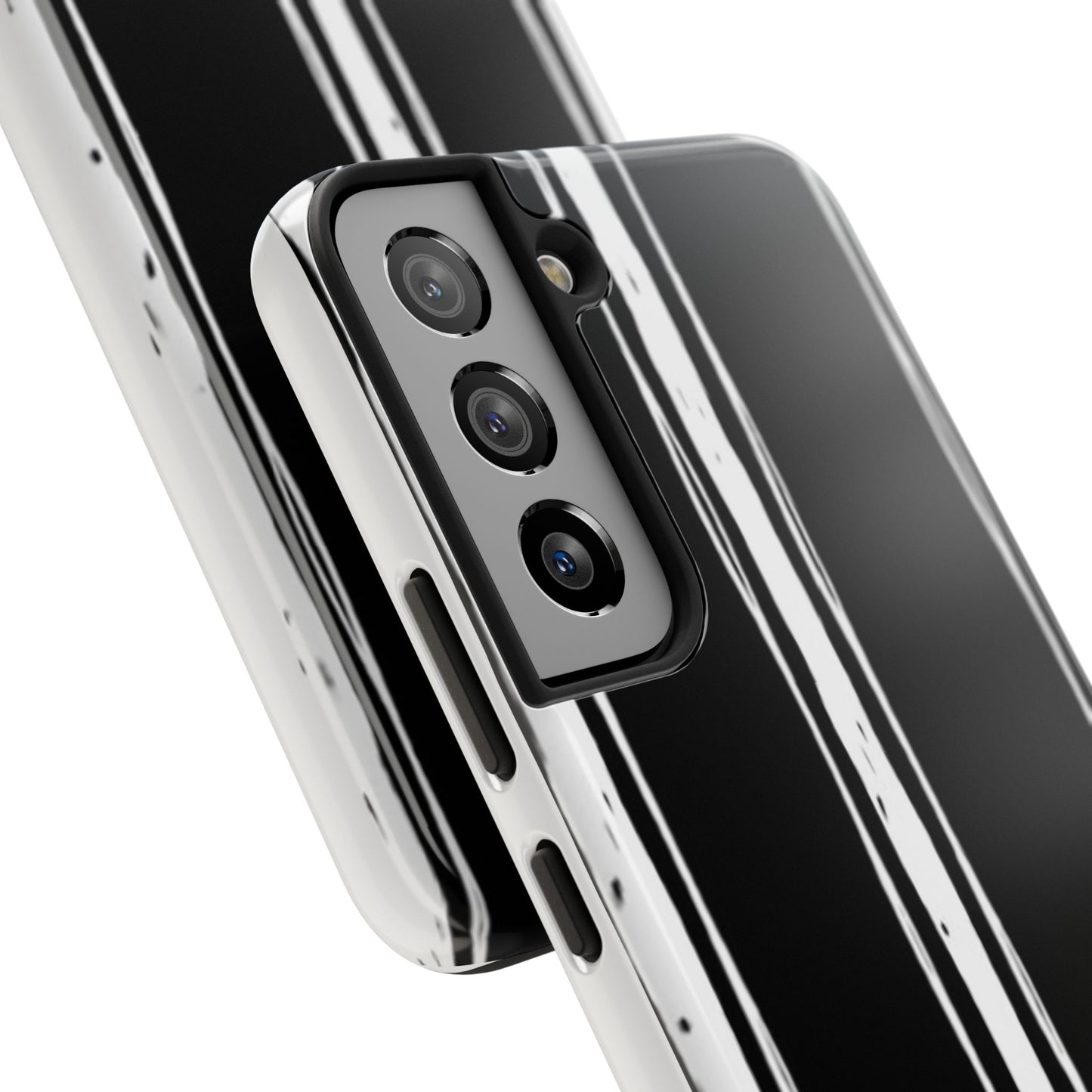 Black / White Stripe Phone Case