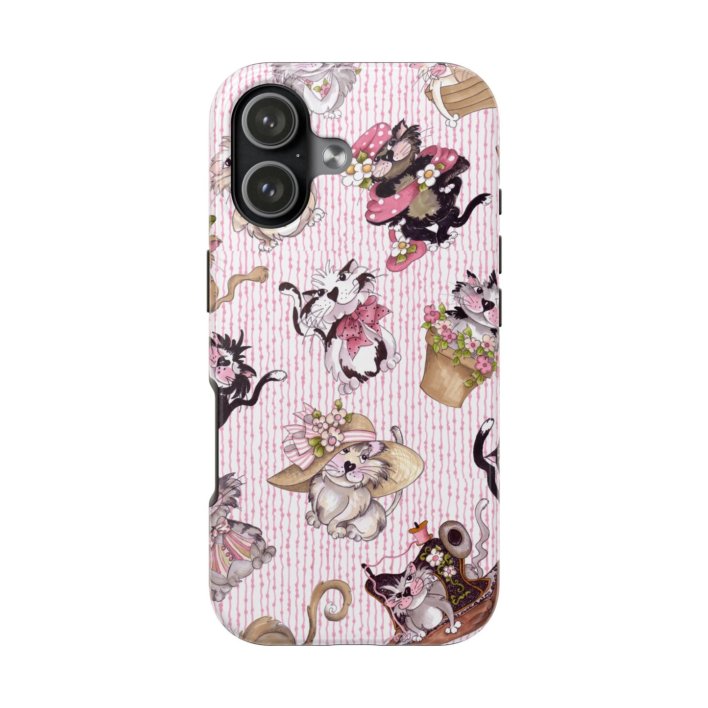 Fancy Cats Pink Phone Case