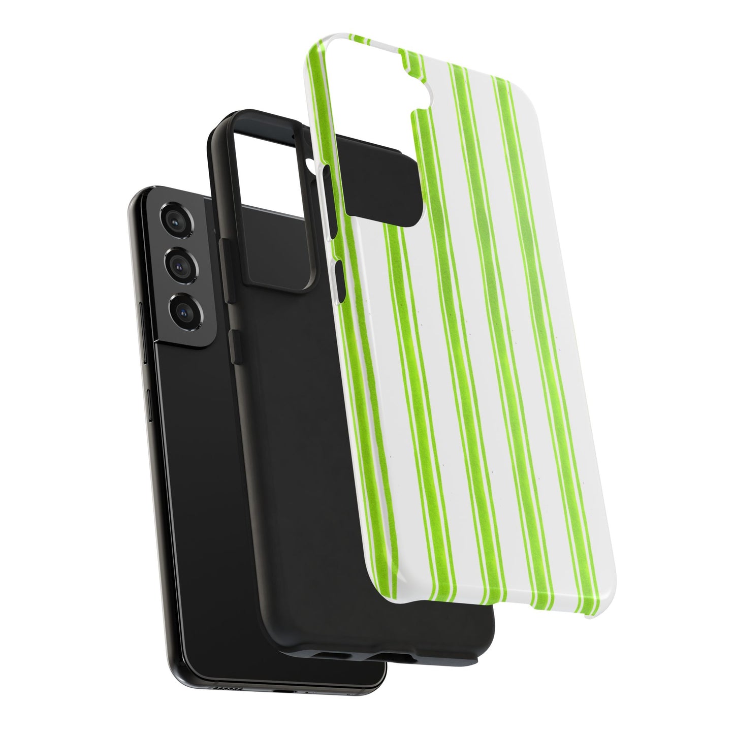 Awning Stripe Lime Phone Case