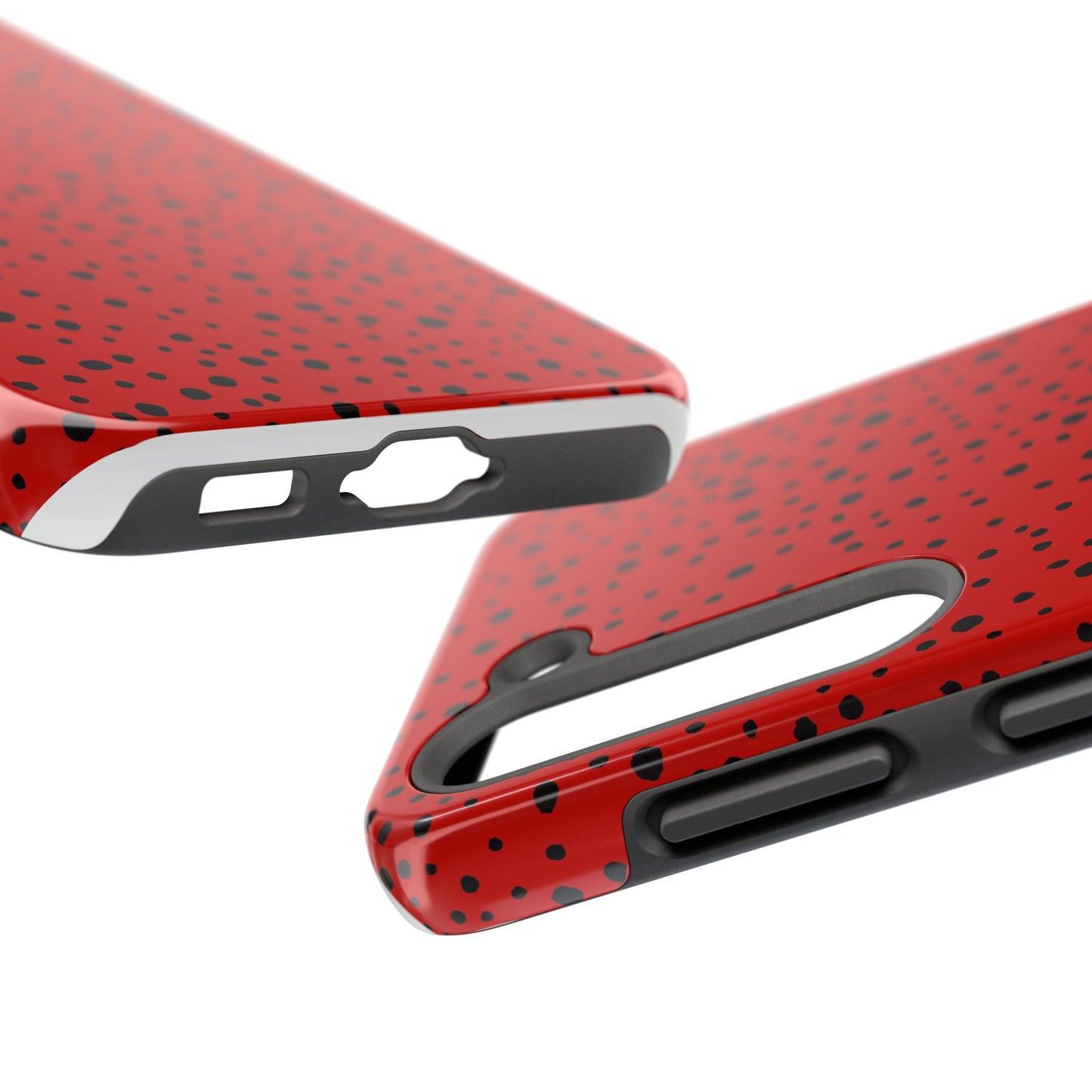 Pepper Dots Red / Black Phone Case