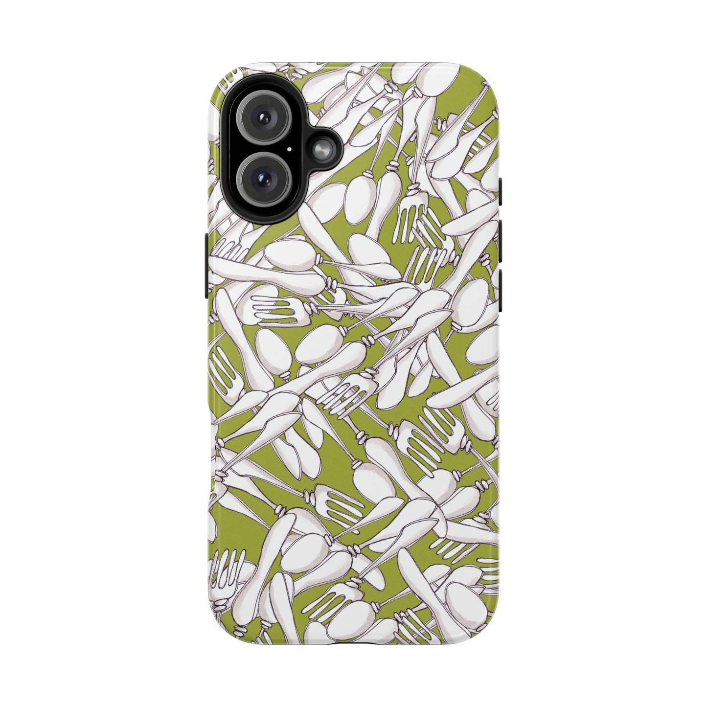 Silverware Wars Green Phone Case