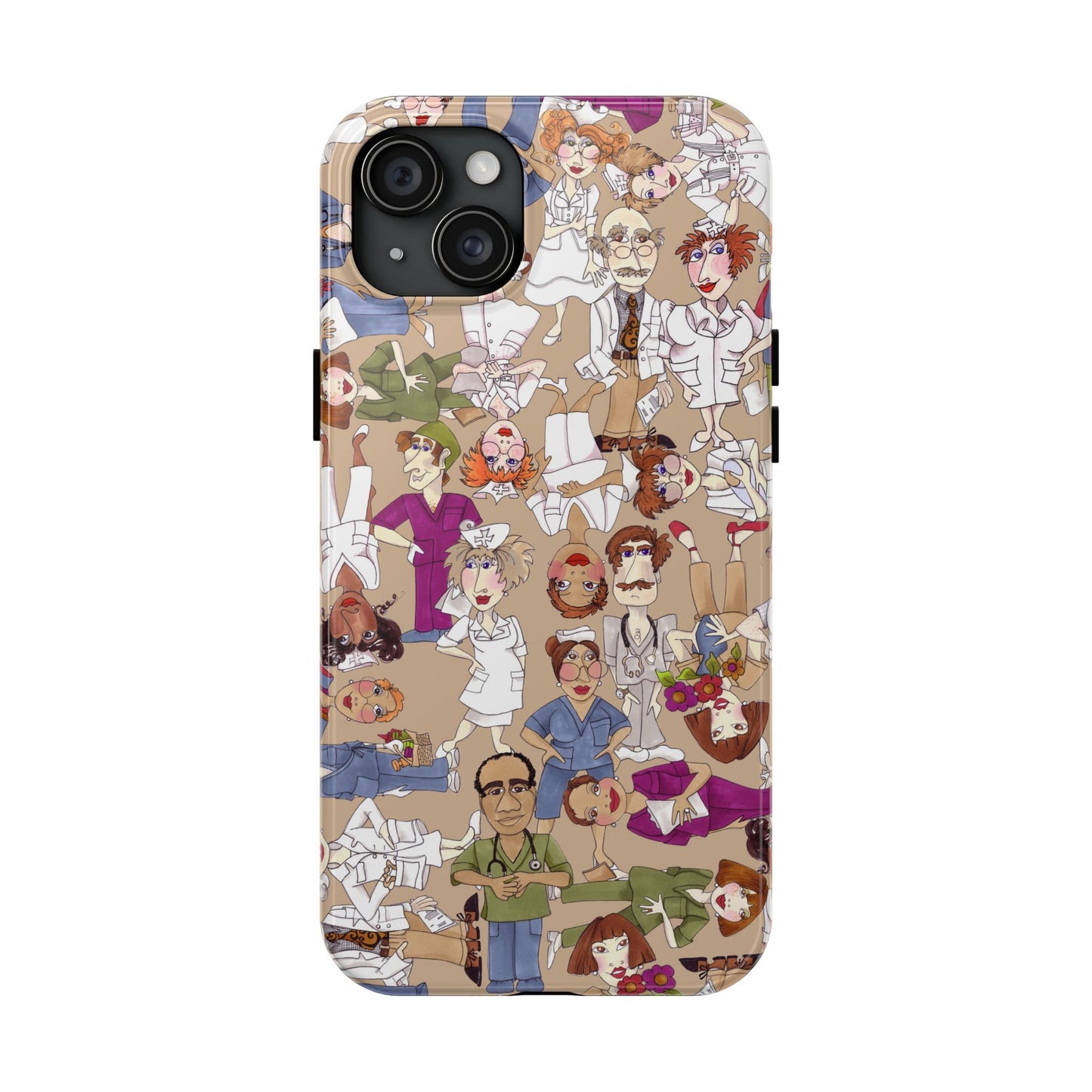 Diverse Nurse Khaki Phone Case