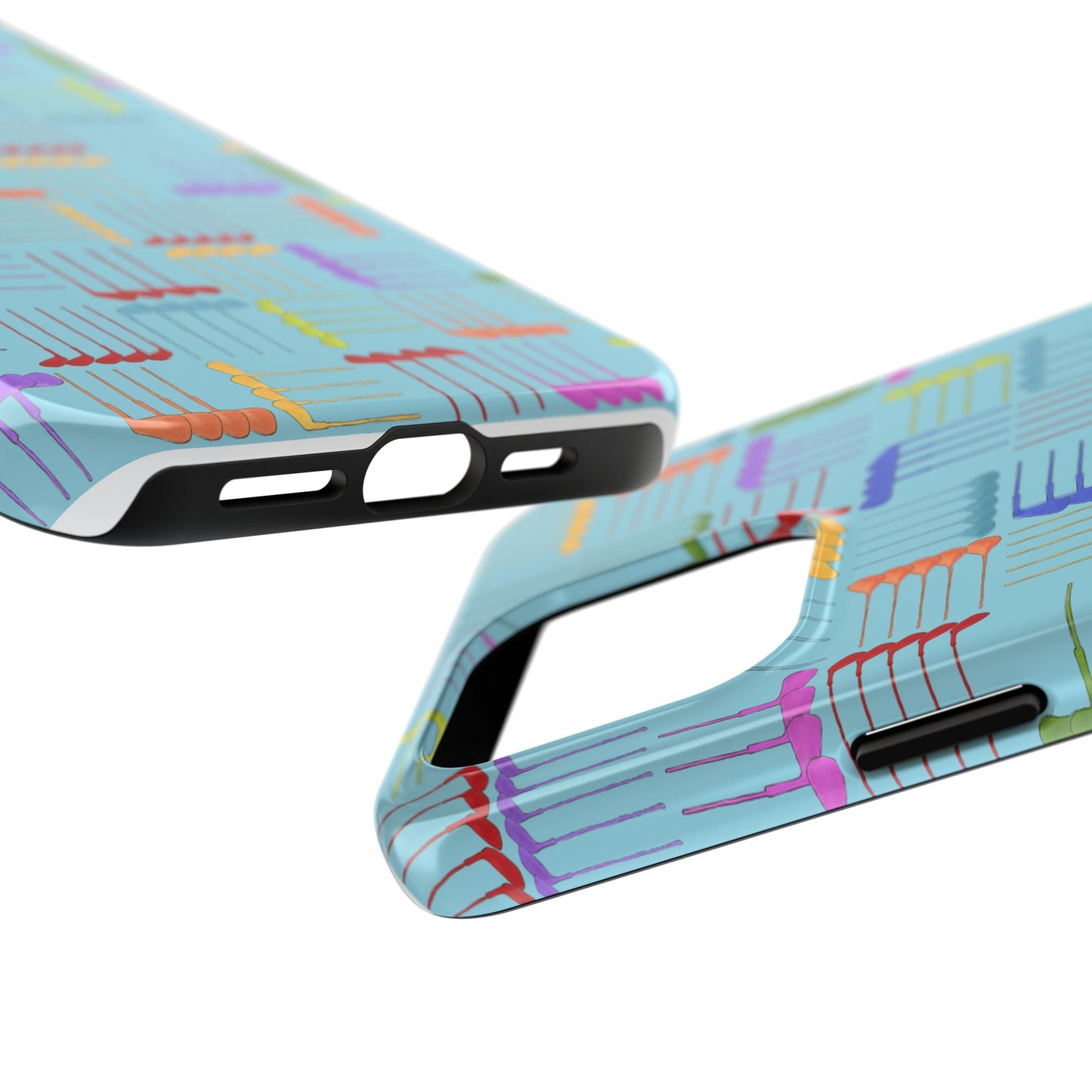 Club Weave Turquoise Phone Case