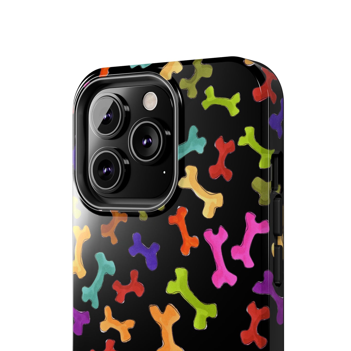 Happy Bones Black Phone Case