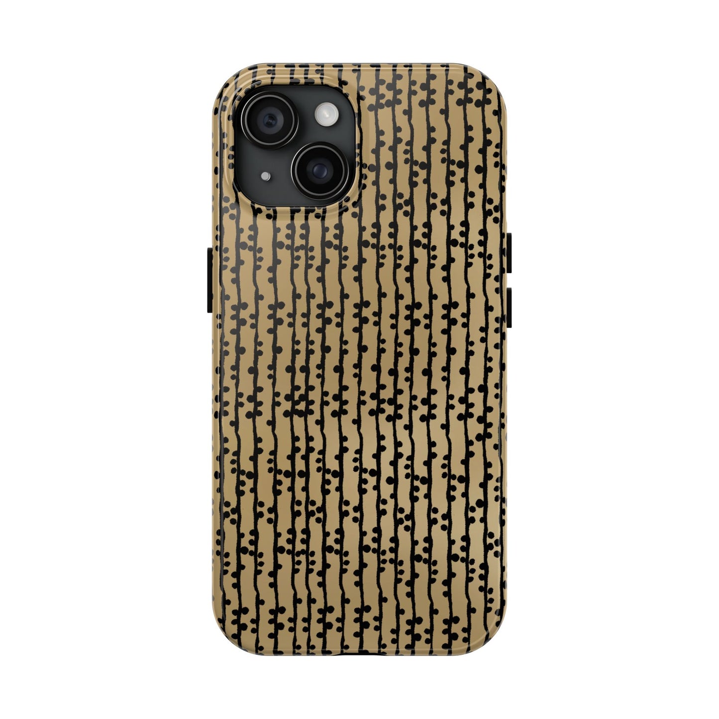 Loopy Stripe Tan Phone Case