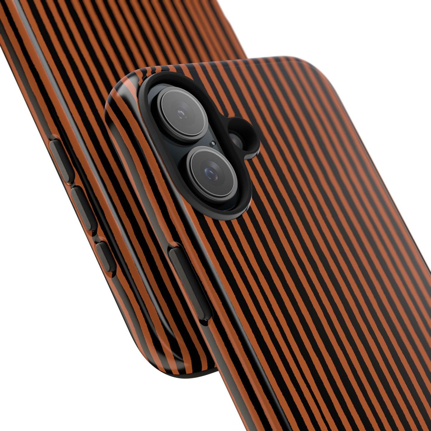 Happy Stripe Spice / Black Phone Case