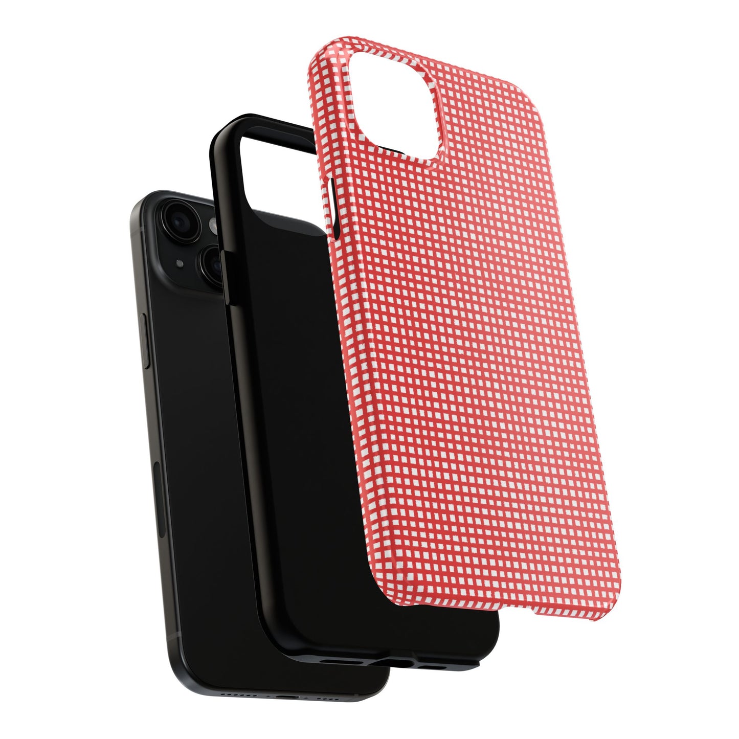 Chipper Check Red Phone Case