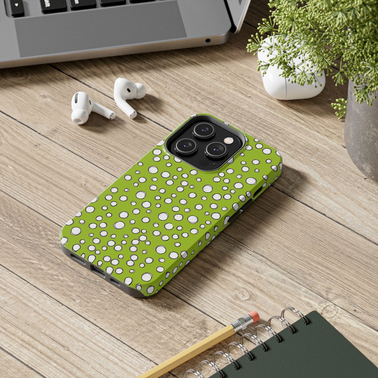 Cookin' Dots Lime Phone Case