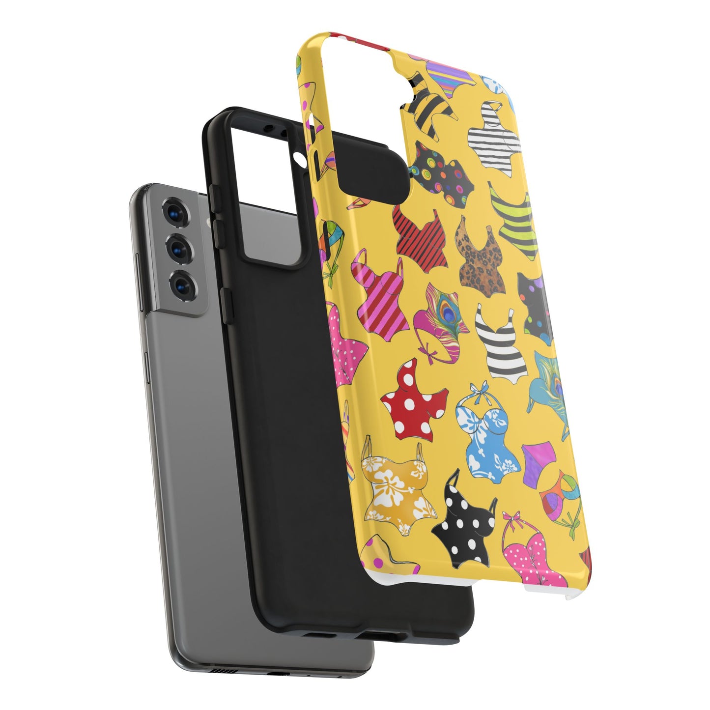 Assorted Suits Yellow Phone Case