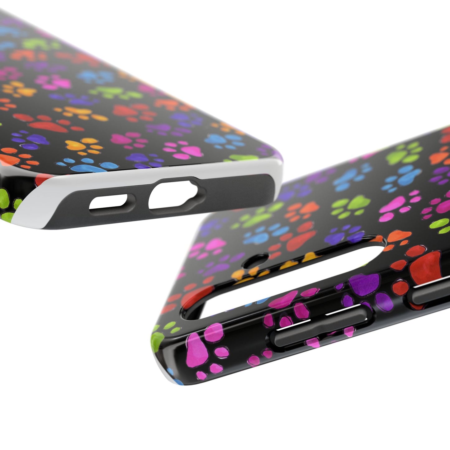 Fancy Paws Black Phone Case
