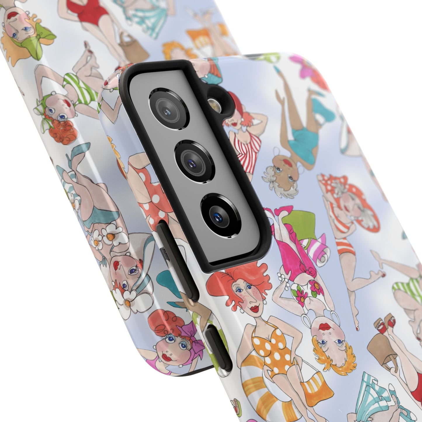 Tossed Fashionistas Phone Case