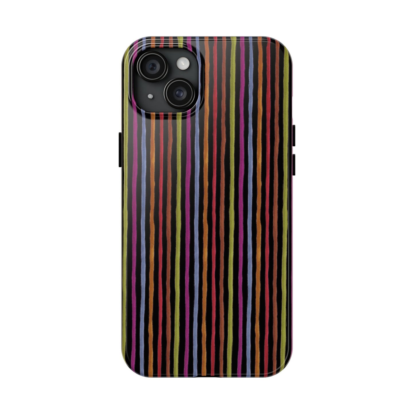 Stripe Black Phone Case
