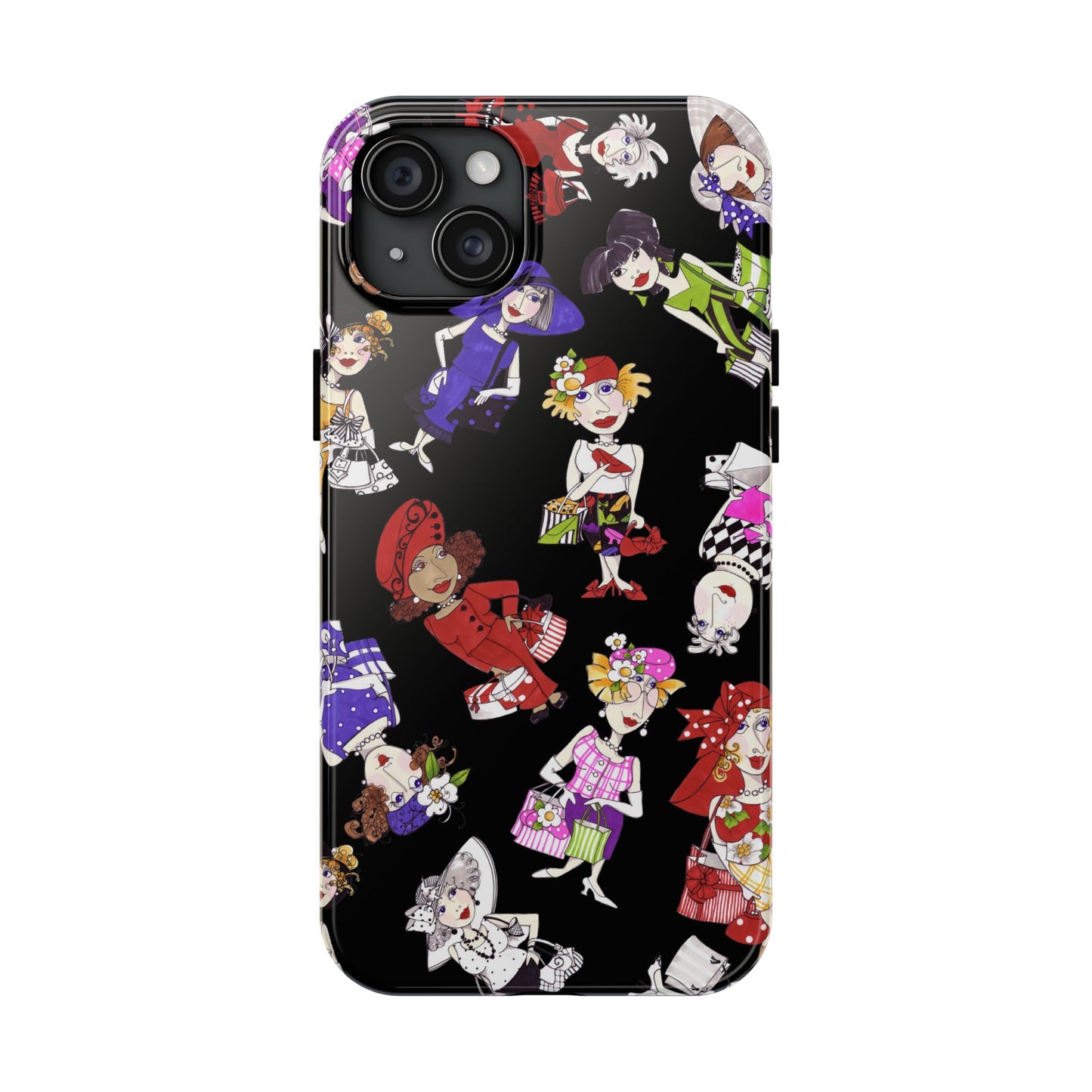 Gone Shopping Tossed Black Phone Case