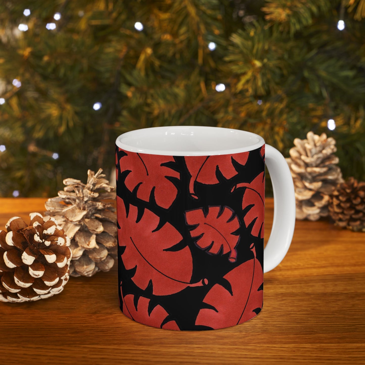 Red Bananas Black Cup