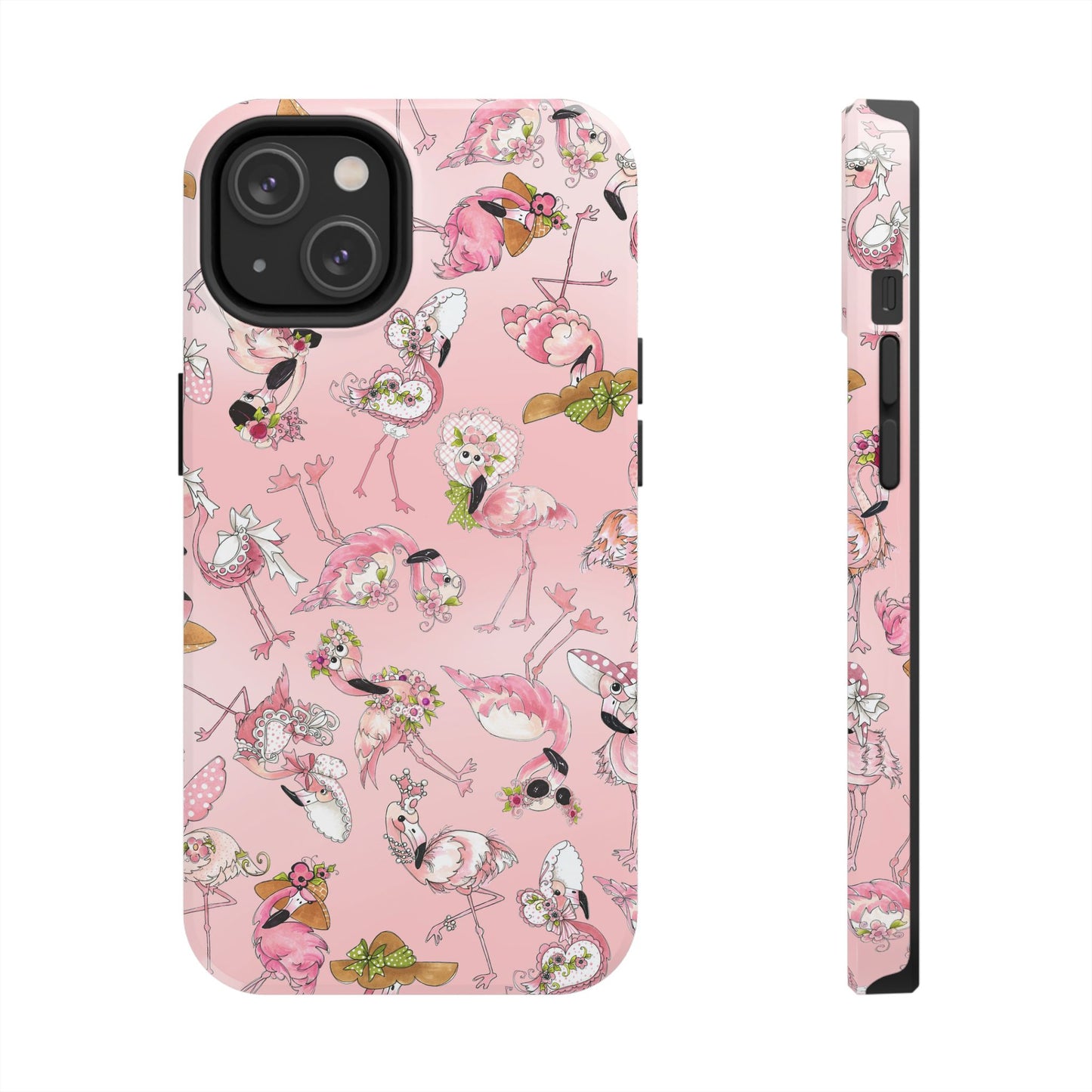 Tossed Flams Pink Phone Case