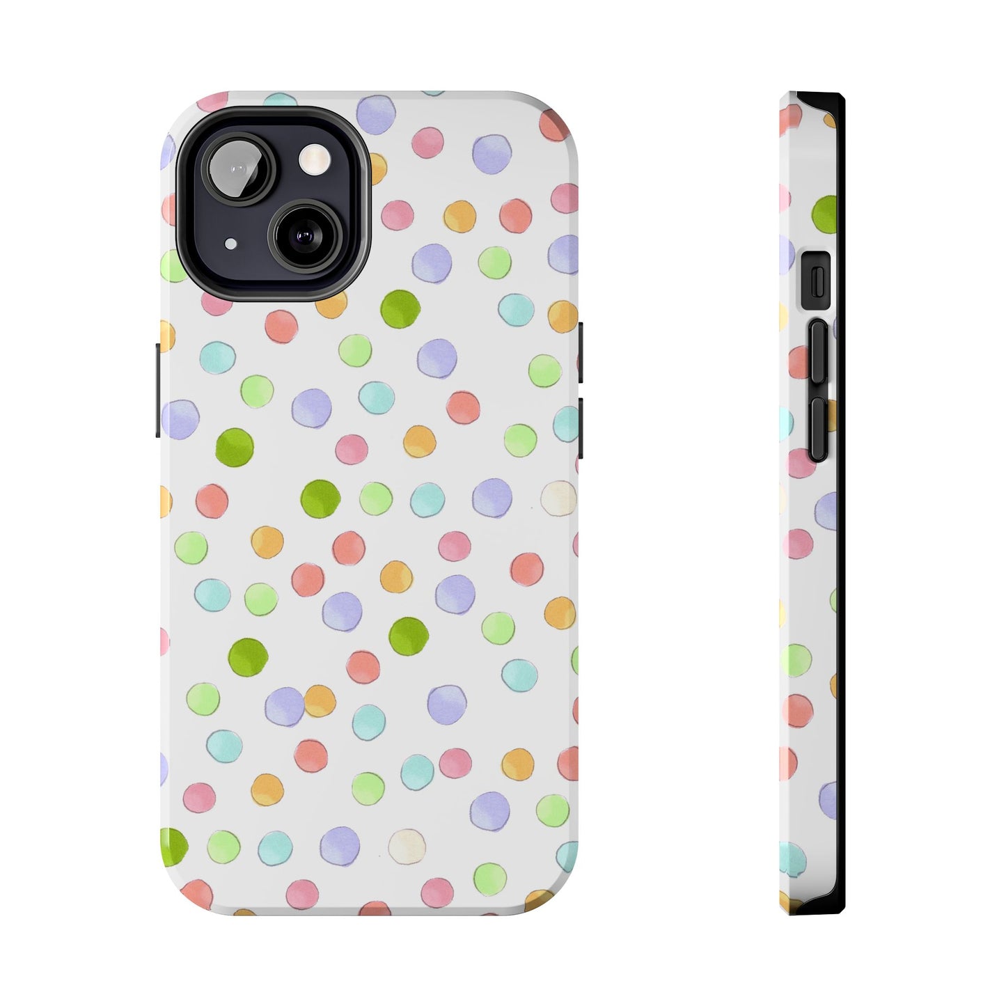 Happy Dots White Phone Case