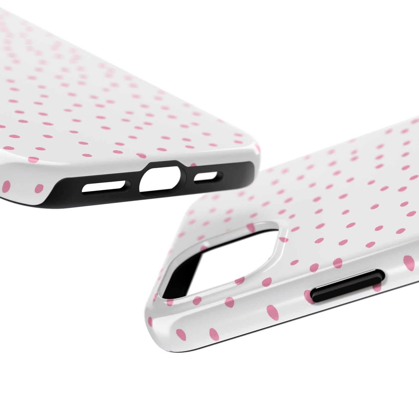 Dinky Dots White / Pink Phone Case