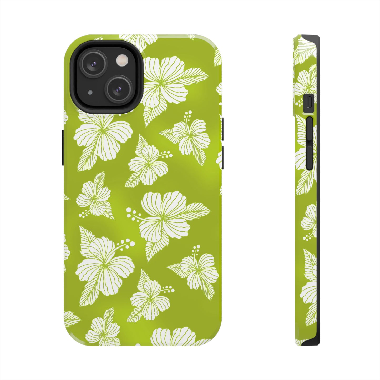 Hibiscus Green Phone Case