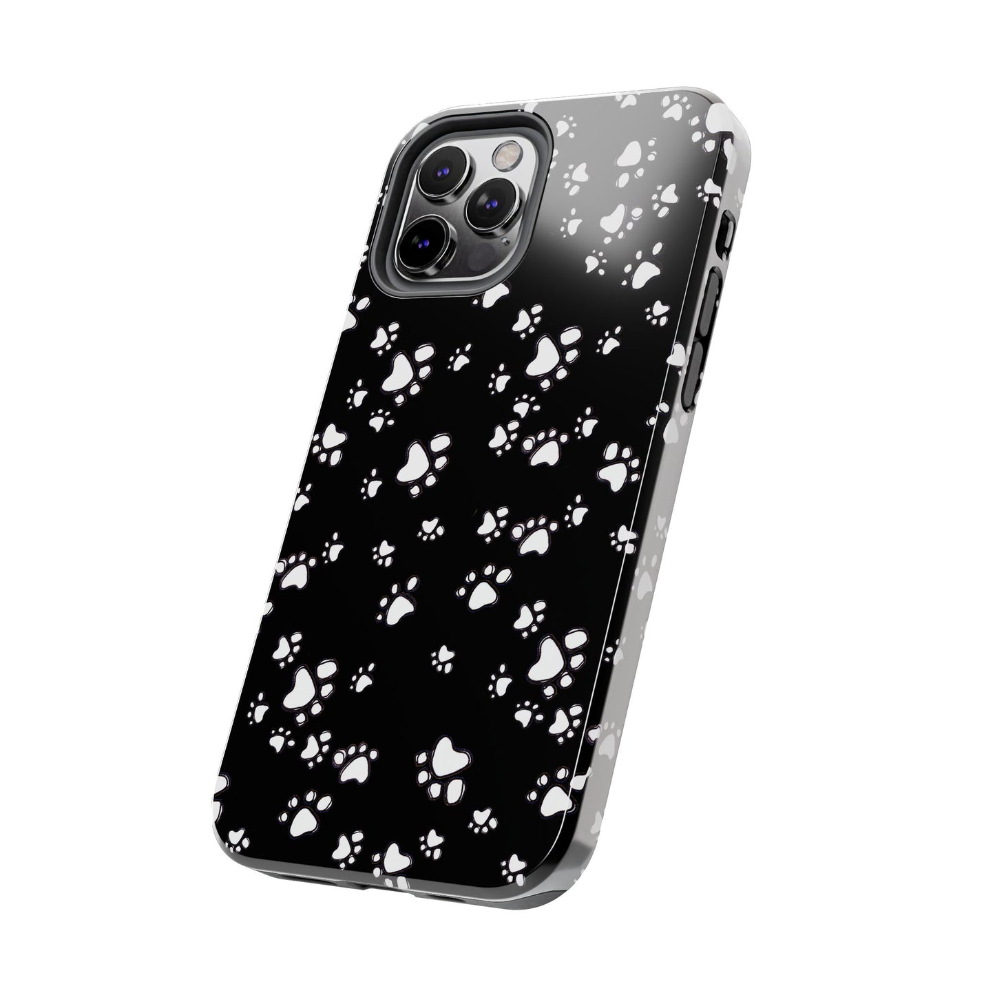 Paw Flakes Black Phone Case