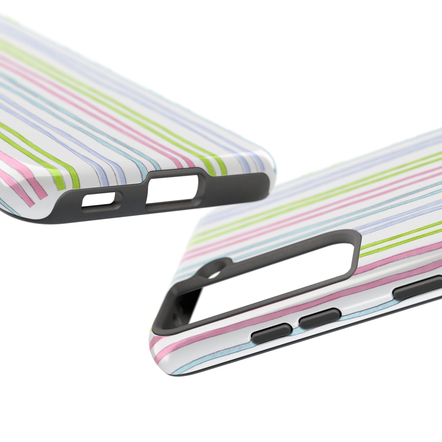 Belle Stripe White Phone Case
