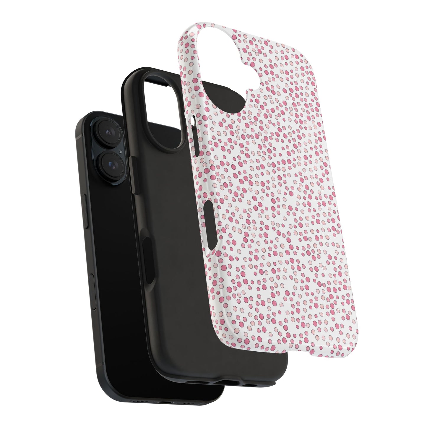 Water Spot Pink / White Phone Case
