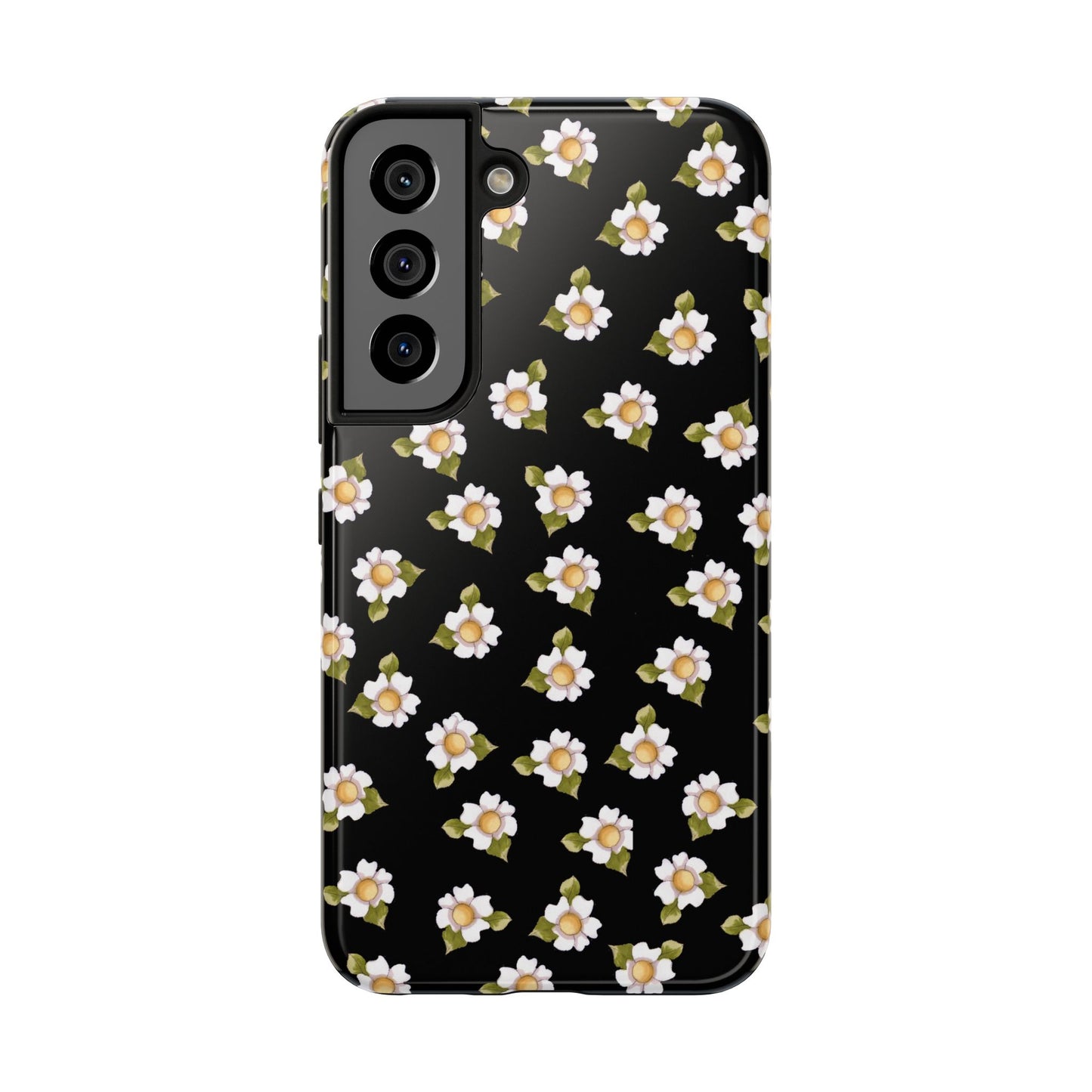 Daisies Black Phone Case