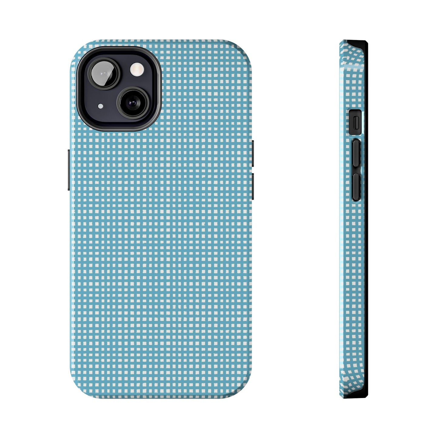 Chipper Check Turquoise Phone Case