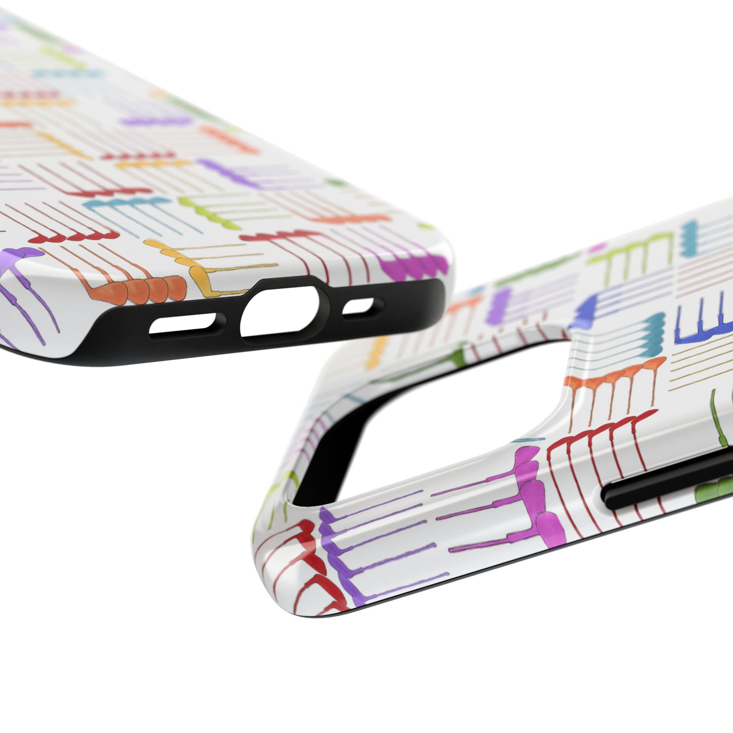 Club Weave White Phone Case