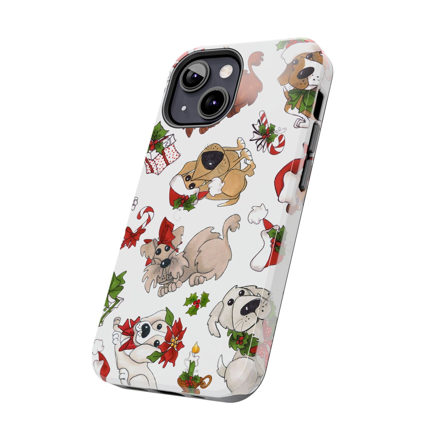 Doggie Toss White Phone Case