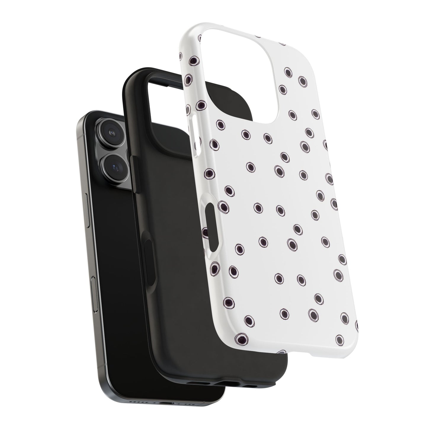 Halo Dots White Phone Case