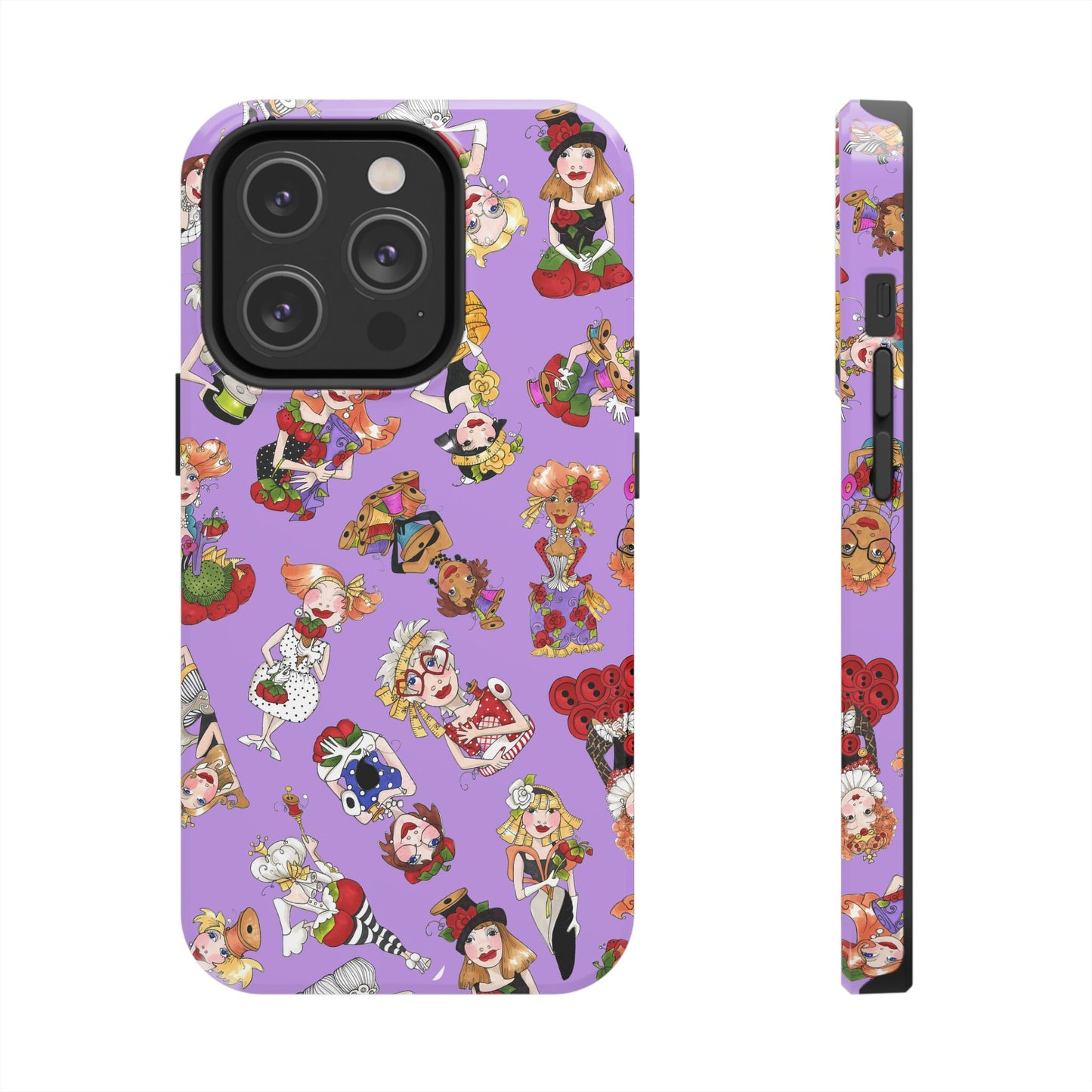 Curious Toss Purple Phone Case