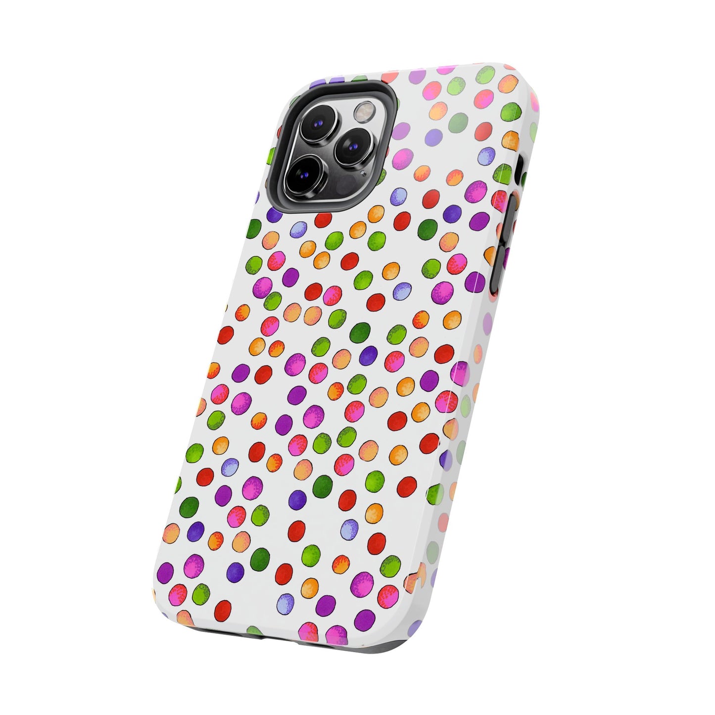 Big Fun Dots White Phone Case