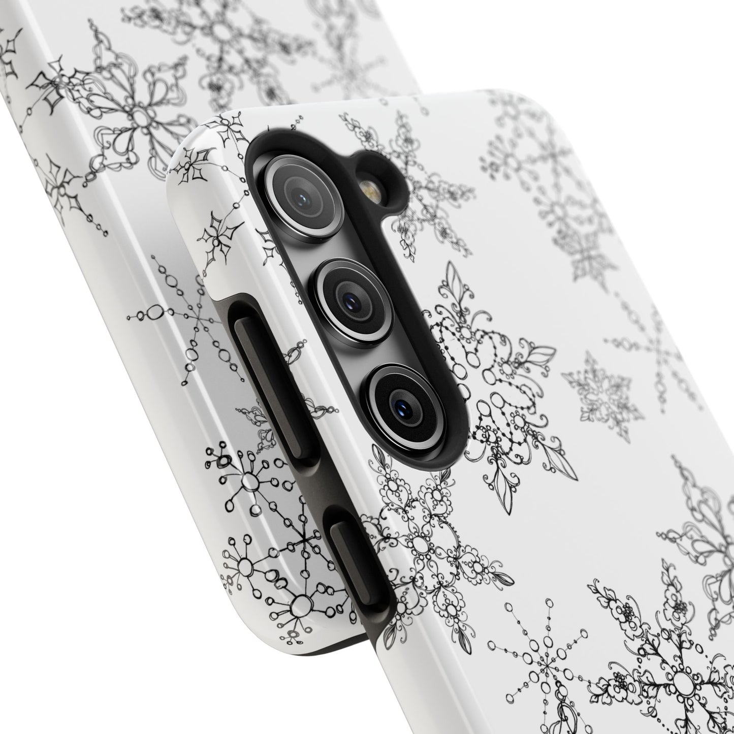 Random Flakes White Phone Case